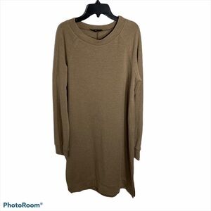 Balkan Camel Long Sleeve Sweater Dress Women’s Small Brown